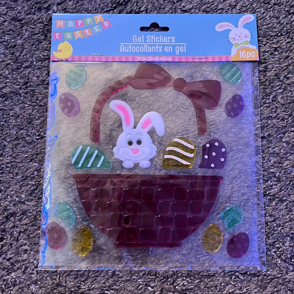 Easter gel stickers